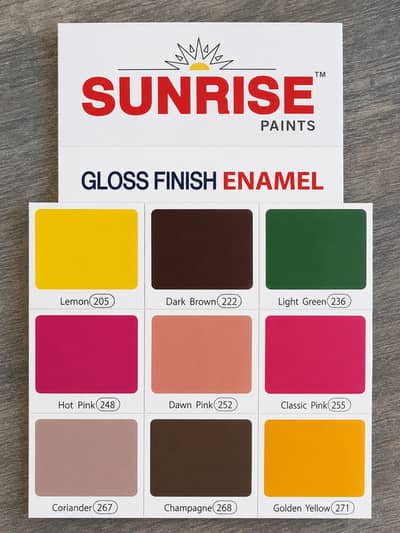 Enamel Paints for Sale at Reduced Price (NEXT/SUNRISE) Rs. 4,000 each