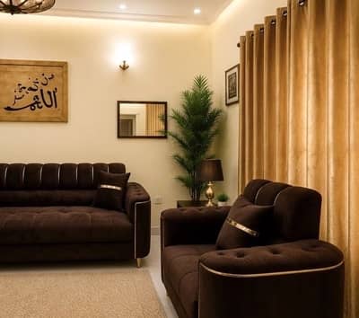 Sofa Set | Brown Velvet | Final Price