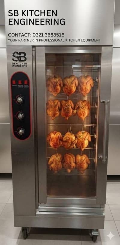 Commercial Gas Grill Chicken Rotisserie Chicken Oven Charga