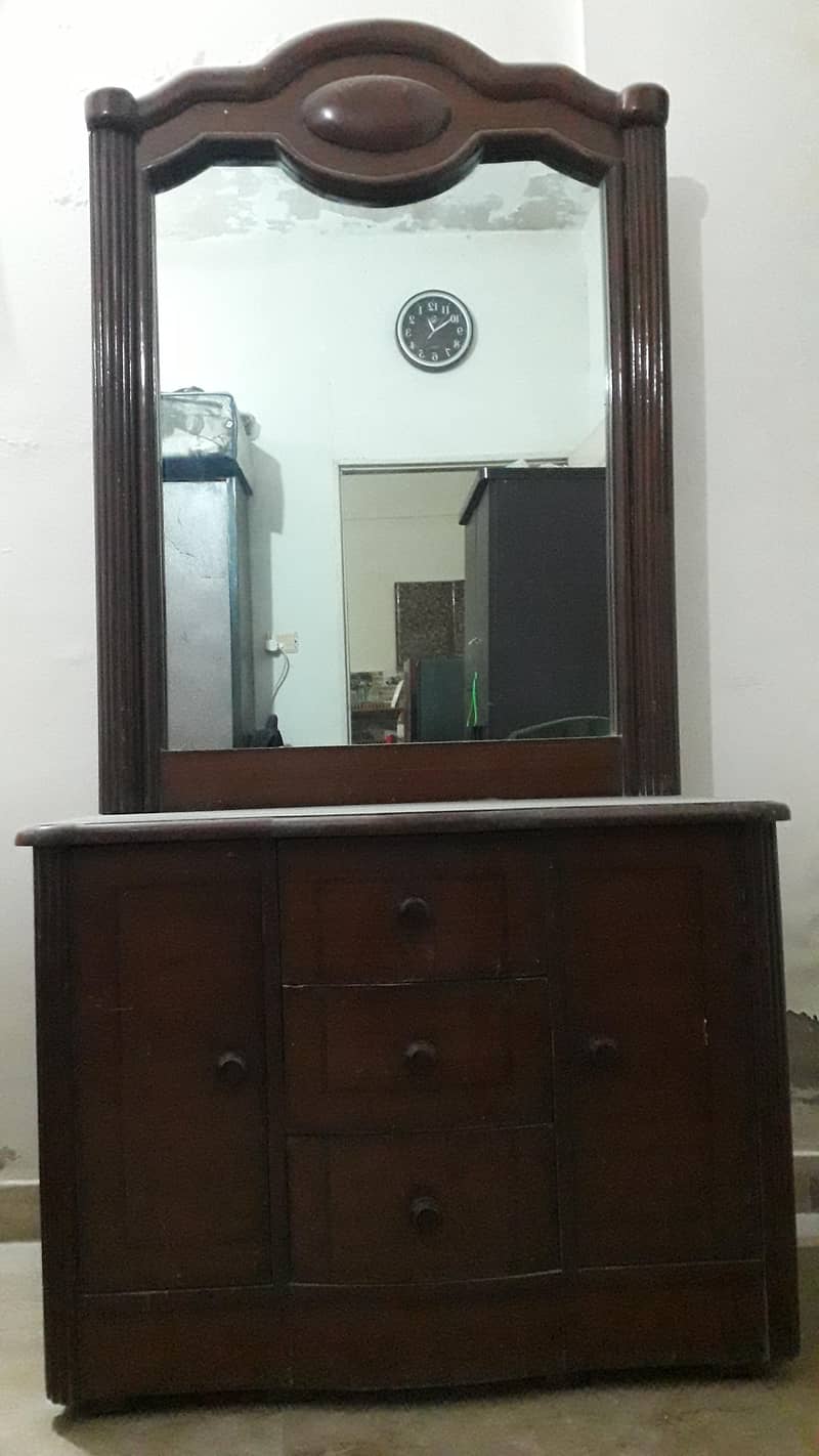 Bed Set, Wardrobe, Trunk, Cabinet, Folding Table, Stool 1