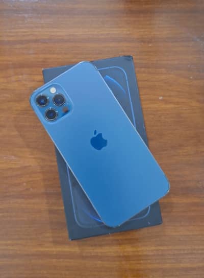 iPhone 12Pro 128GB-Pacific Blue (PTA Approved,100% Genuine,With Box)