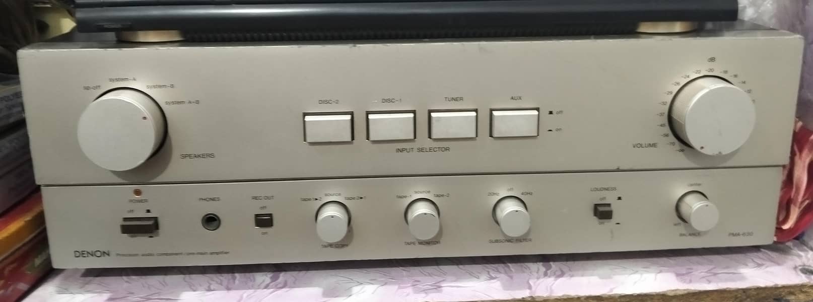 Denon Precision audio component / pre-main amplifier 1