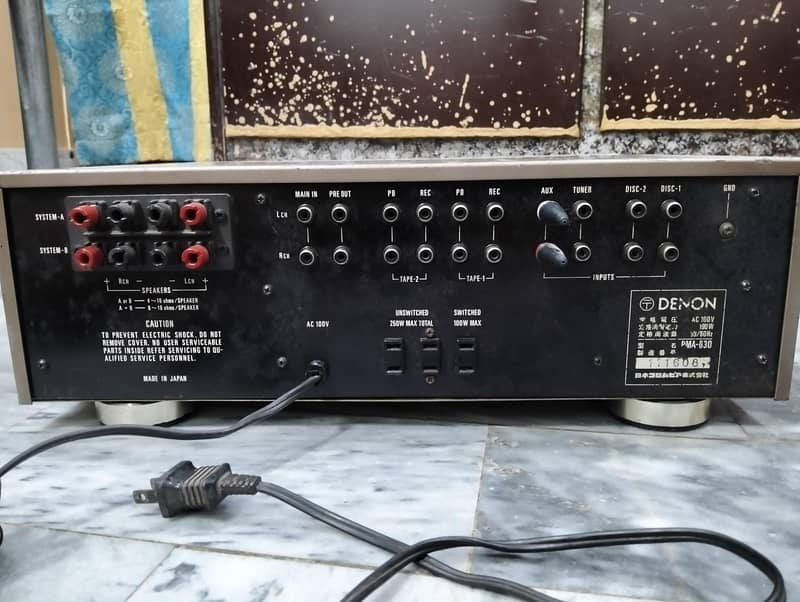 Denon Precision audio component / pre-main amplifier 4