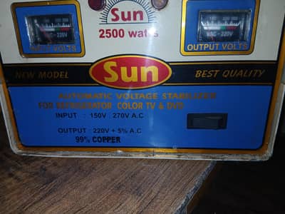 Stablizer  2500 Watts For sale