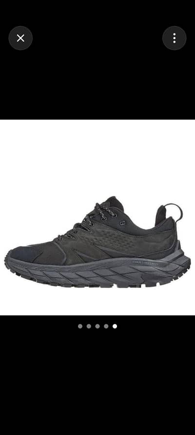 Original HOKA Anacapa Low GTX Vibram Hiking Shoes UK 8