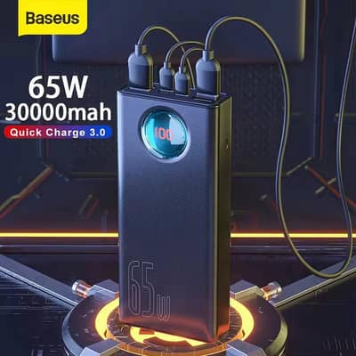 Baseus Amblight 30000mAh 65W Fast Charging Power Bank Box Pack
