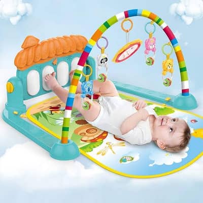baby play mat with rattles nd musical.