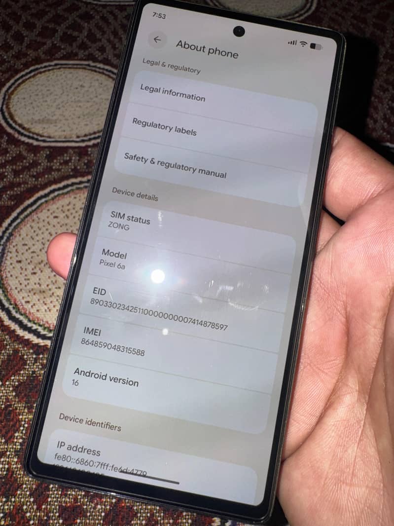 Google pixel 6a 5