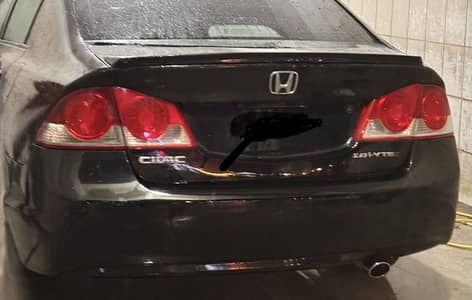 Honda civic reborn trunk spoiler