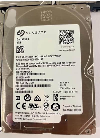 Seagate 4TB Hard Disk