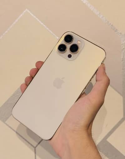 13 pro max Gold non pta factory unlock 256GB battery health 86%