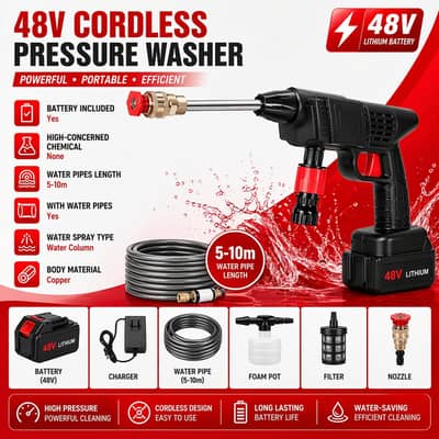 Wireless High Pressure Washer Gun