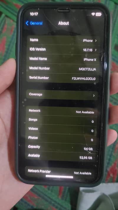 Iphone X 64 GB non PTA