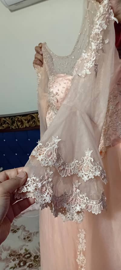 fairy dress in peach colour 1