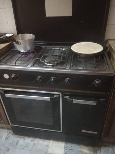 Singer Gas Range | 3 Burners + Built-In Oven
