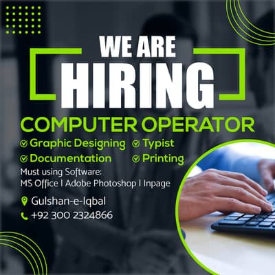 Need Computer Operator