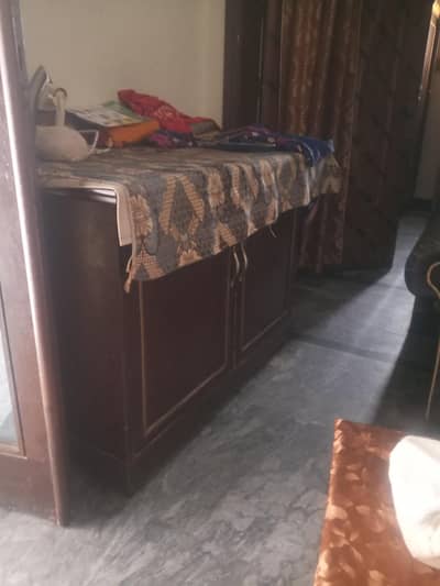 sofa set and iron stand