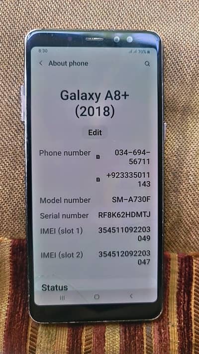 samsung a8+
