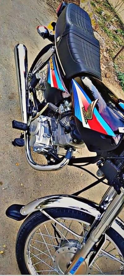 Honda 125 cc bike argent for sale