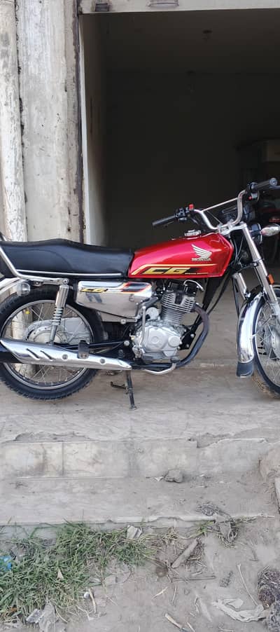 honda cg 125s self start