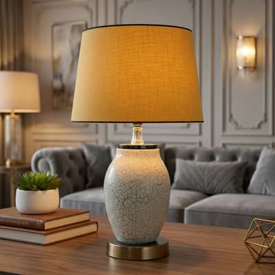 l Crystal Lamp LED Table Lamp with Stand — Color-Changing, Touch Co