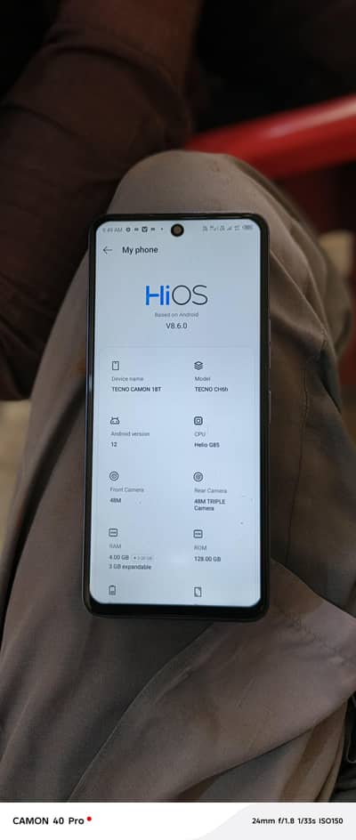 tecno camon 18t
