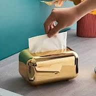 Luxury Tissue Box Elegant Decorative Tissue Holder for Home & Office