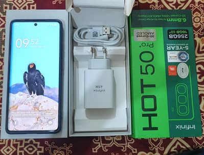 Infinix Hot 50 Pro+ 8+8GB Ram 256GB Mamory Dual Sim Official PTA
