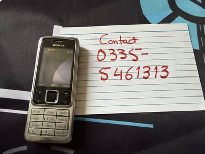 Nokia 6300 Original 2007 Model 10/10 Condition