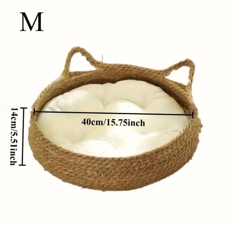 2pc cat bed + mat medium size 1