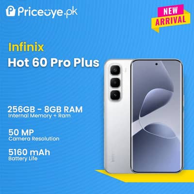 “Infinix Hot 60 Pro Plus 8/256 PTA Approved Complete Box”