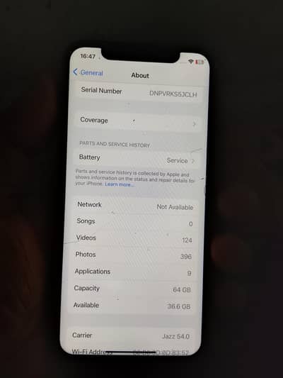 I phone x Ufone sim working non pta 64gb urjent sell