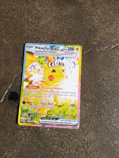 Pikachu Pokemon card