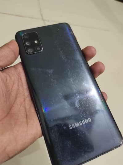 Samsung A71 PTA Approved with Box - Original Panel - Fingerprint OK