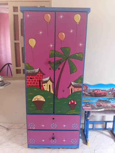 kids cupboard and writing table