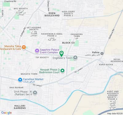 1 Kanal Plot Block B-1 Located at 80 Feet Road Toward Main Defence Road
