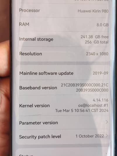 P30 pro 8/256 dual sim urgent sale