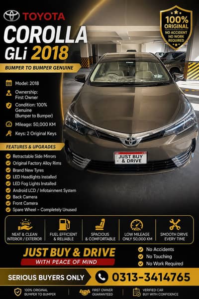 Toyota Corolla GLI 2018