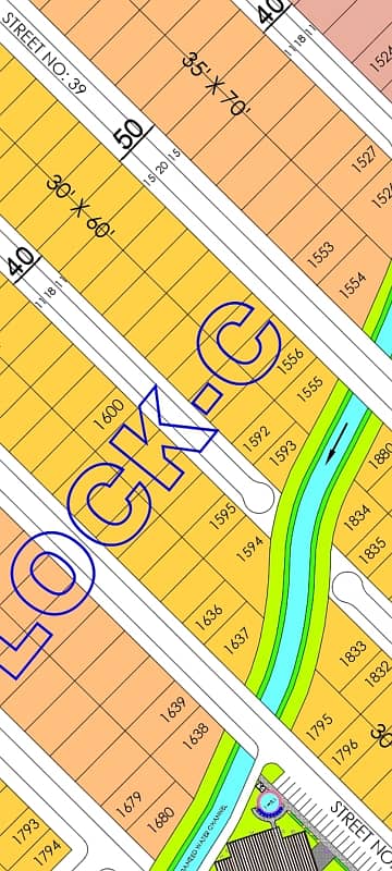 Faisal Town Phase 1   Block C   Proper Corner With Extra land.