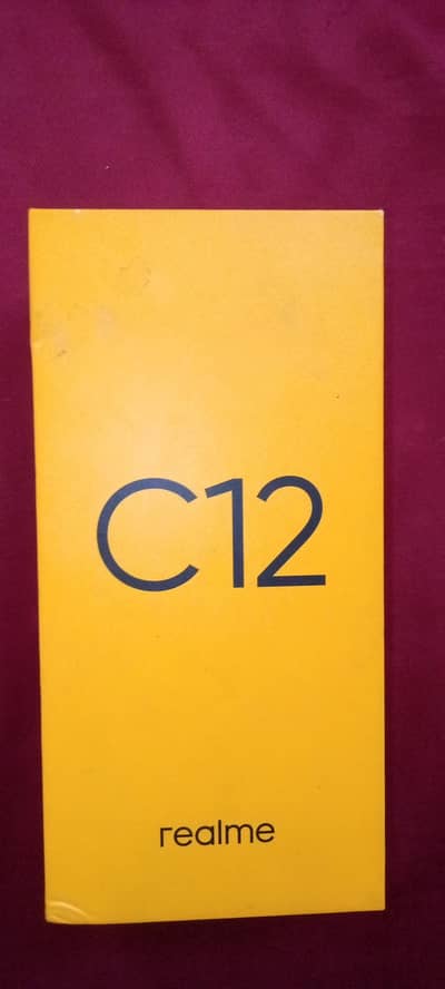 Realme C12 with box 6000 mah battery 3/32 good mobile
