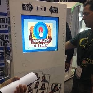Digital Selfiebooth -Kiosk floor standee-SMD indoor screen-Interactive