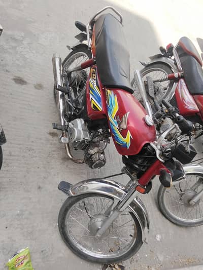 Honda CD 70 documents complete non accidental biometric available