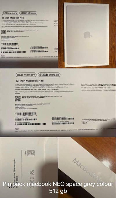 Apple MacBook Neo 13 | 8GB RAM | 512GB SSD