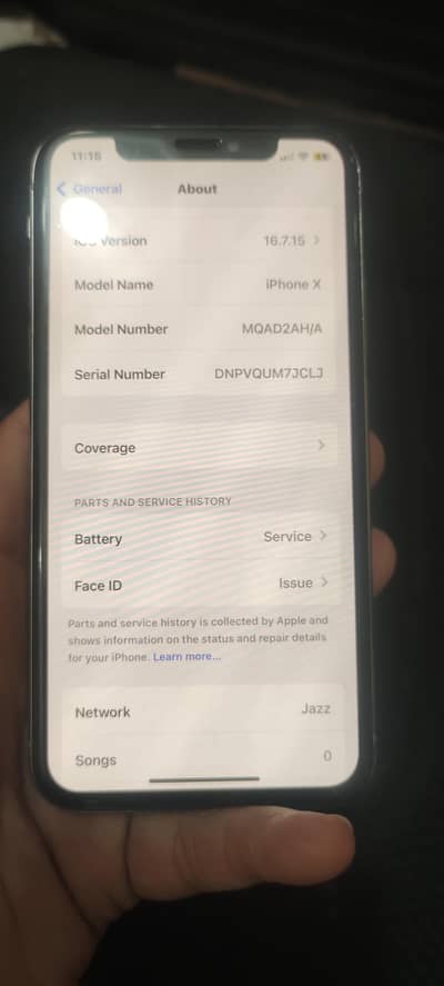 I phone x pta