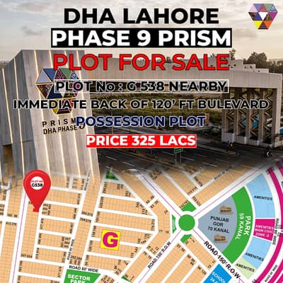 Best Investment Opportunity Prime Possession Plot Near GOR in G Block (Hot Location) Available for Sale