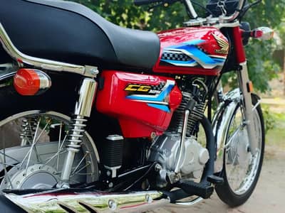 Honda CG 125 Model 2024 Brend New Condition Bike For Sale