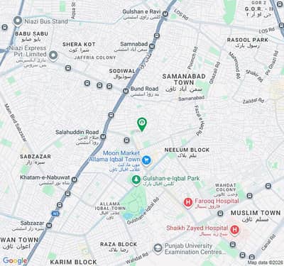 10 Marla Corner Plot For Sale Allama Iqbal Town Lahore
