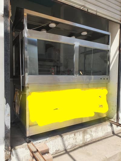 ahwarma grill hot plat 16 ltr friyer and counter