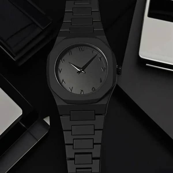 Black Arabic Aura Watch