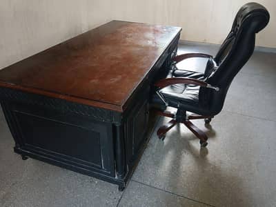 Office desk with chair